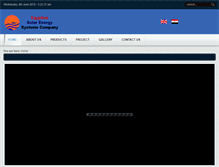 Tablet Screenshot of egyptsolar.net